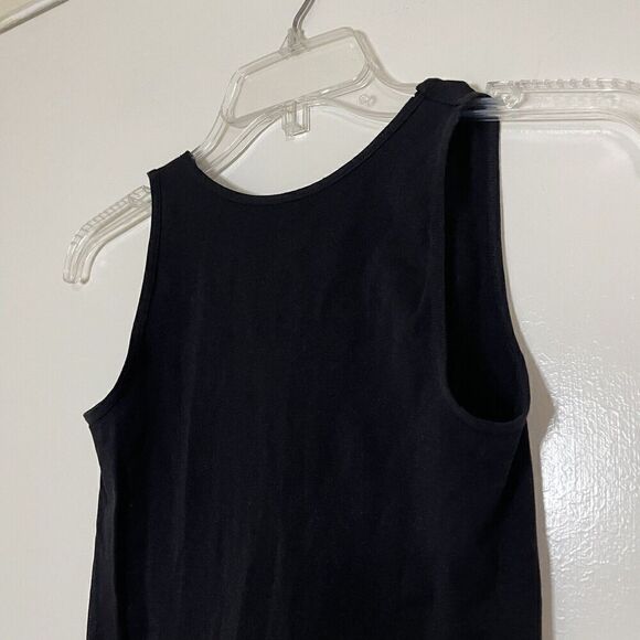 Free People Intimate Seamless scoop back black sleeveless bodysuit size xs/s - Picture 3 of 5